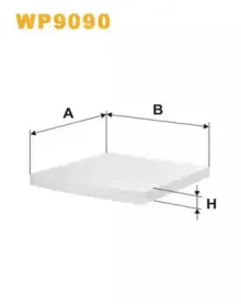 Фильтр, воздух во внутренном пространстве WIX FILTERS купить