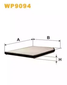 Фильтр, воздух во внутренном пространстве WIX FILTERS купить