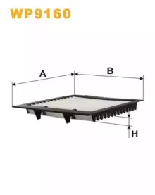 Фильтр, воздух во внутренном пространстве WIX FILTERS купить