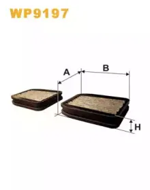 Фильтр, воздух во внутренном пространстве WIX FILTERS купить