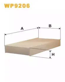 9206   (1198-2x) WIX FILTERS купить