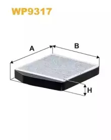 Фильтр, воздух во внутренном пространстве WIX FILTERS купить