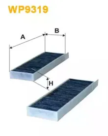 9319   (1227A-2x) WIX FILTERS купить