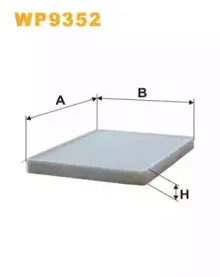 Фильтр, воздух во внутренном пространстве WIX FILTERS купить