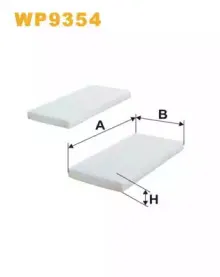 9354   (1289-2x) WIX FILTERS купить