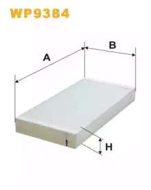 Фильтр, воздух во внутренном пространстве WIX FILTERS купить