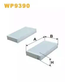 Фильтр, воздух во внутренном пространстве WIX FILTERS купить