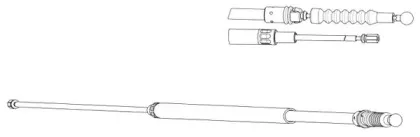 Трос, стояночная тормозная система CEF купить