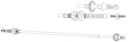 Трос, управление сцеплением CEF купить