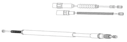 Трос, стояночная тормозная система CEF купить