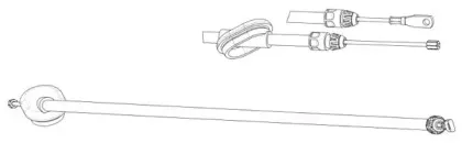 Трос, стояночная тормозная система CEF купить