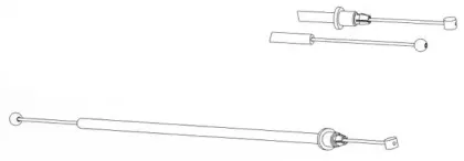 Трос, стояночная тормозная система CEF купить