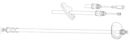 Трос, стояночная тормозная система CEF купить