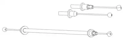 Трос, стояночная тормозная система CEF купить
