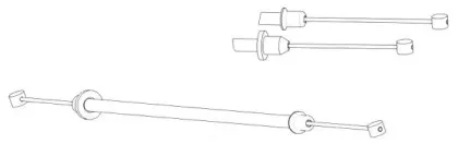 Трос, стояночная тормозная система CEF купить