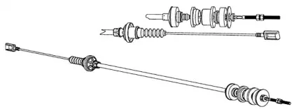 Трос, управление сцеплением CEF купить