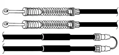 Трос, стояночная тормозная система CEF купить