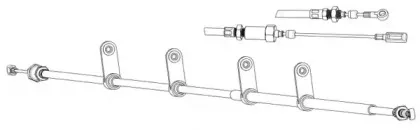 Трос, стояночная тормозная система CEF купить