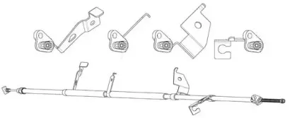Трос, стояночная тормозная система CEF купить