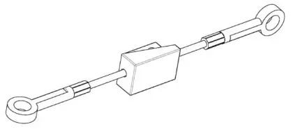 Трос, стояночная тормозная система CEF купить