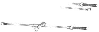 Трос, стояночная тормозная система CEF купить