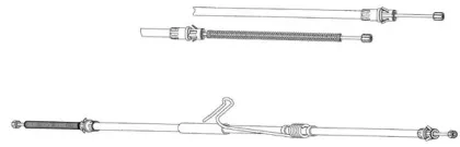 Трос, стояночная тормозная система CEF купить