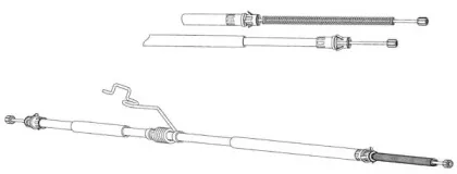 Трос, стояночная тормозная система CEF купить