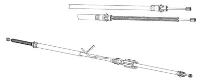 Трос, стояночная тормозная система CEF купить