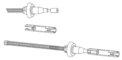 Трос, стояночная тормозная система CEF купить