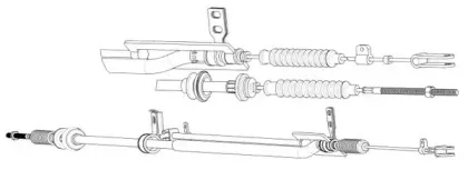 Трос, стояночная тормозная система CEF купить