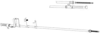 Трос, стояночная тормозная система CEF купить