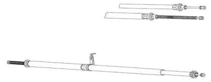 Трос, стояночная тормозная система CEF купить