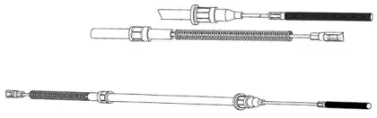 Трос, стояночная тормозная система CEF купить