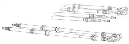 Трос, стояночная тормозная система CEF купить