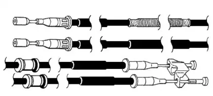 Трос, стояночная тормозная система CEF купить