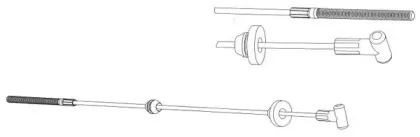 Трос, стояночная тормозная система CEF купить