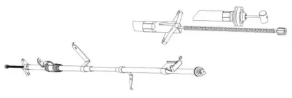 Трос, стояночная тормозная система CEF купить