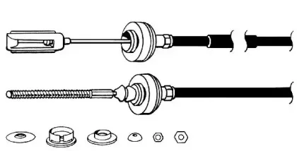 Трос, управление сцеплением CEF купить