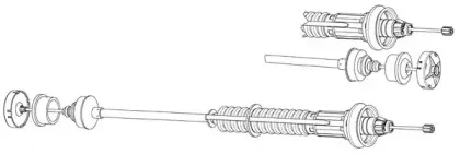 Трос, управление сцеплением CEF купить