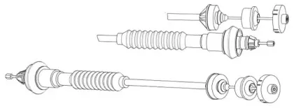 Трос, управление сцеплением CEF купить
