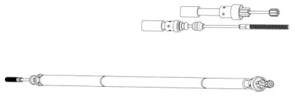 Трос, стояночная тормозная система CEF купить