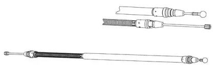 Трос, стояночная тормозная система CEF купить