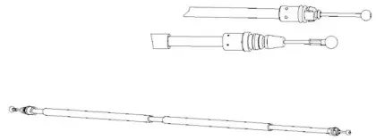 Трос, стояночная тормозная система CEF купить