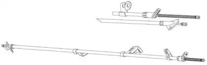 Трос, стояночная тормозная система CEF купить
