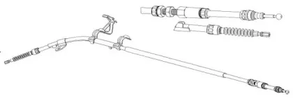 Трос, стояночная тормозная система CEF купить