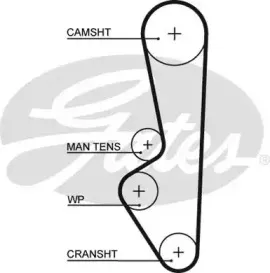 Ремень ГРМ GATES купить