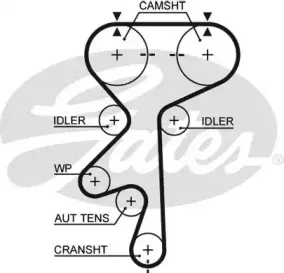 5461XS (8597-15461)  Ремінь ГРМ GATES XS GATES купить