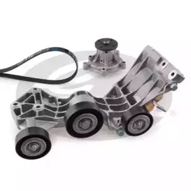 Водяной насос + комплект ручейковых ремней GATES купить