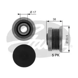 Механизм свободного хода генератора GATES купить