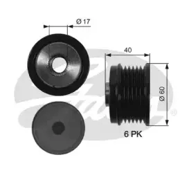 Механизм свободного хода генератора GATES купить
